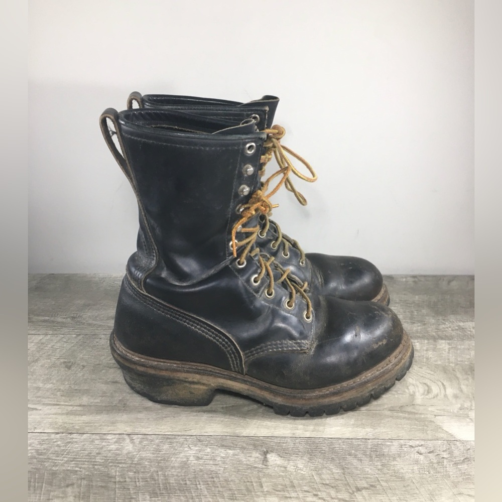 Red Wing Shoes 2216 Men's LoggerMax 9-inch Waterproof Steel Toe Boots Size 8.5